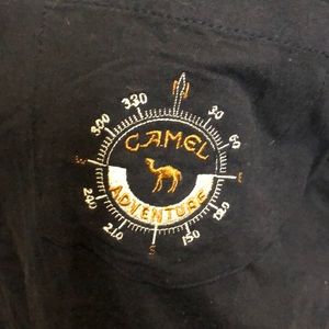 Camel Cigarettes Adventure Wear Embroidered Polo